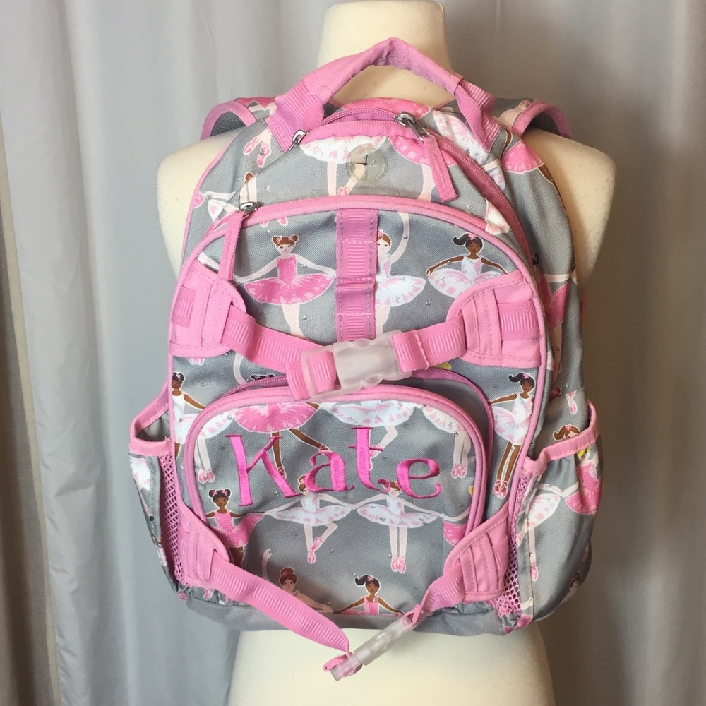 Pottery Barn “Kate” Embroidered Ballerina Backpack